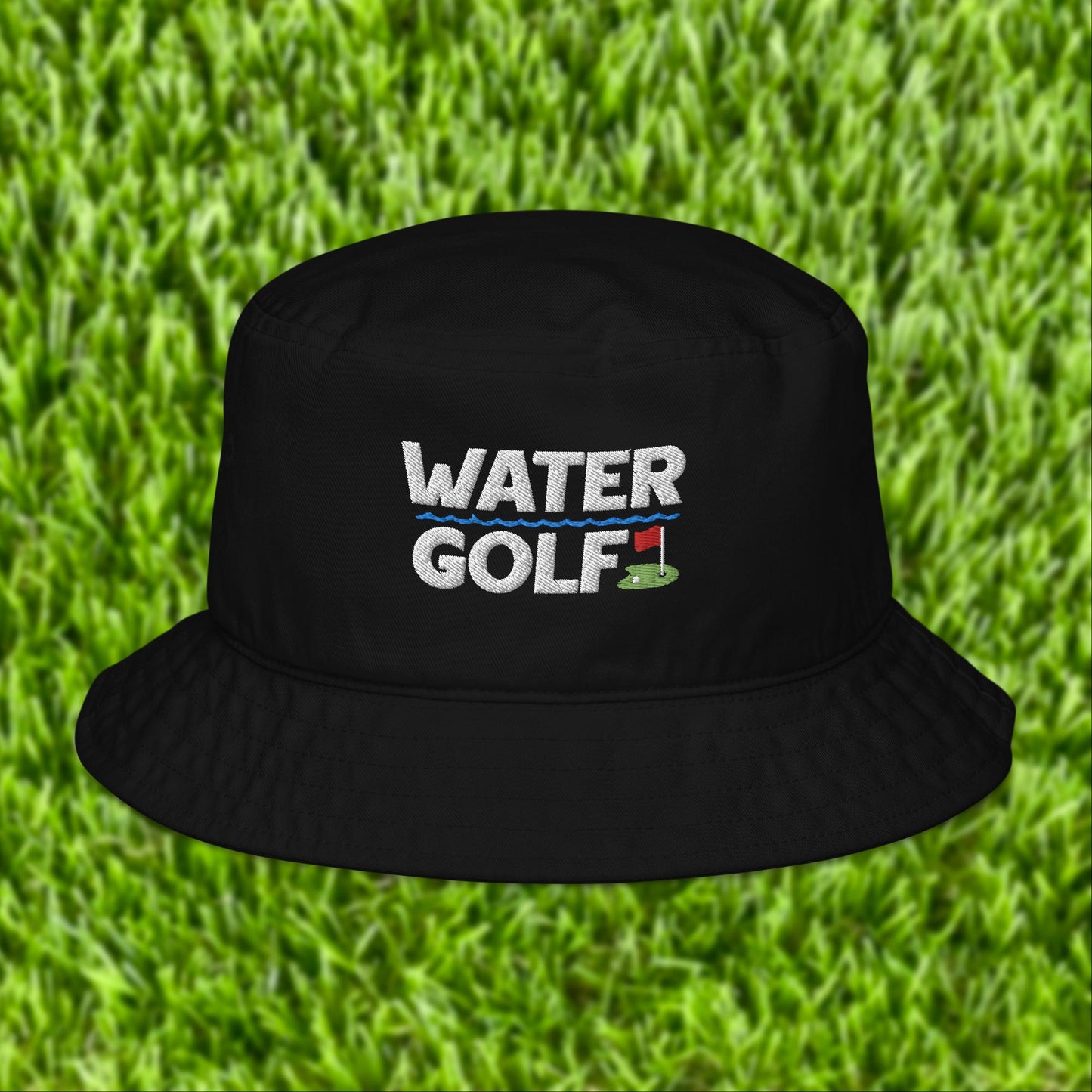 Eco Wave Bucket Hat Black